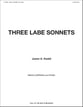 Three Labe Sonnets Vocal Solo & Collections sheet music cover